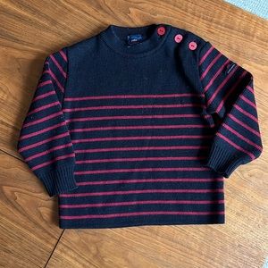 Petit Saint James wool sweater size 4T